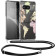 Θήκη Google Pixel 8 - KWmobile Crystal TPU Necklace Διάφανη Σιλικόνης με Λουράκι Λαιμού - Travel / Black / Multicolor / Transparent