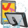 Θήκη iPad 10.2" 2021 / 2020 / 2019 ShellBox Αδιάβροχη IP68 Full Body 360° Διάφανη Ανθεκτική με Backstand / Λουράκι Μεταφοράς & Υποδοχή Apple Pencil Black