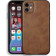 Θήκη iPhone 12 Bodycell Prestige Backcover με Πλαίσιο Κάμερας Brown