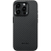 Θήκη iPhone 15 Pro Pitaka MagEZ Case Pro 4 με MagSafe Aramid Fiber Body & TPU 1.6mm 1500D Black / Grey / Twill