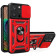Θήκη iPhone 16 Pro Max Bodycell Armor Slide Ανθεκτική με Κάλυμμα για την Κάμερα & Μεταλλικό Ring Holder Red