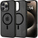 Θήκη iPhone 16 Pro Max Bodycell MagSafe Backcover Σκληρή Ημιδιάφανη με MagSafe Matte Black