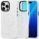 Θήκη iPhone 16 Pro Max Spacecase Hybrid Fusion Mag Ημιδιάφανη Σκληρή με MagSafe Frost Clear