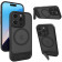 Θήκη iPhone 16 Pro Spacecase Stand Pro Mag Σκληρή με MagSafe & KickStand Black