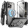 Θήκη iPhone 16 Pro Supcase Unicorn Beetle Pro Mag Ανθεκτική Full Body 360° με MagSafe Titan Gray