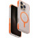 Θήκη iPhone 16 Pro Uniq Combat Active Ανθεκτική με MagSafe & Ανακλαστικό Λουράκι Χειρός Volt Orange