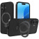 Θήκη iPhone 16 Spacecase Ring Pro Mag Σκληρή με MagSafe & KickStand Black