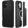 Θήκη iPhone 16 Spigen Cyrill Kajuk Mag Σκληρή με MagSafe από Vegan Δέρμα Black