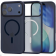 Θήκη iPhone 17 Pro Max Spacecase Fusion Mag Ημιδιάφανη Σκληρή με MagSafe Dark Blue