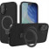 Θήκη iPhone 17 Spacecase Ring Pro Mag Σκληρή με MagSafe & KickStand Black