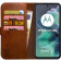 Θήκη Motorola Moto G35 Rosso Element PU Πορτοφόλι Brown