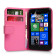 Ροζ Πορτοφόλι Nokia Lumia 625 Θήκη