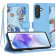 Θήκη Samsung Galaxy A55 Techsuit FlipCraft Πορτοφόλι από Οικολογικό Δέρμα με Αποσπώμενο Λουράκι Χειρός Vibrant Blue