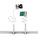 Ugreen Gooseneck Universal 360° - Ρυθμιζόμενη Βάση με Βραχίονα για Smartphone / Tablets 4"- 7.2" - White