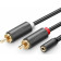 Ugreen Καλώδιο Ήχου Aux Audio - 3.5mm Jack (female) σε 2RCA (male) - 25cm - Black