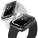 Uniq Glase Dual Pack Θήκη Σιλικόνης Apple Watch 9 / 8 / 7 41mm - Clear / Smoke - 2 Τεμάχια
