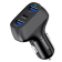 Veger CC271 Triple Port Fast Car Charger - Γρήγορος Φορτιστής Αυτοκινήτου με 2 x USB-A / 1 x Type-C - 37W - Black