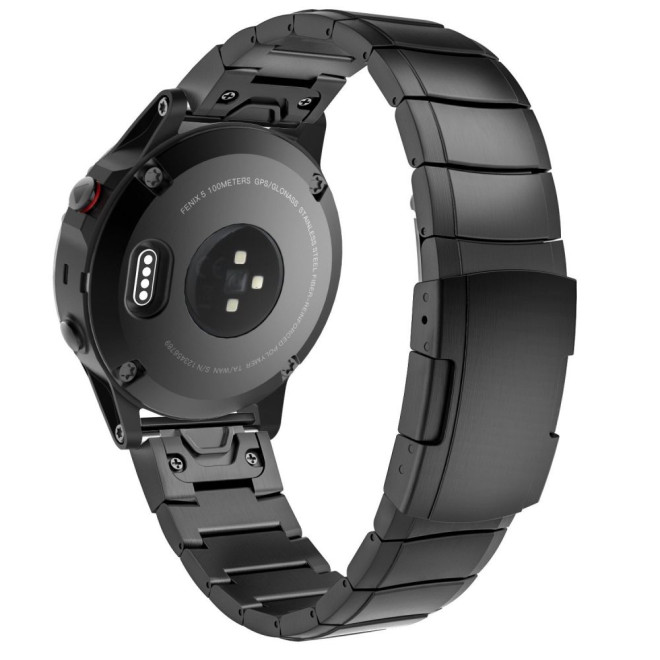 Tech-Protect Μεταλλικό Λουράκι Garmin Fenix 3 / 5X / 3HR / 5X Plus / 6X / 6X Pro / 7X / 8 - Black