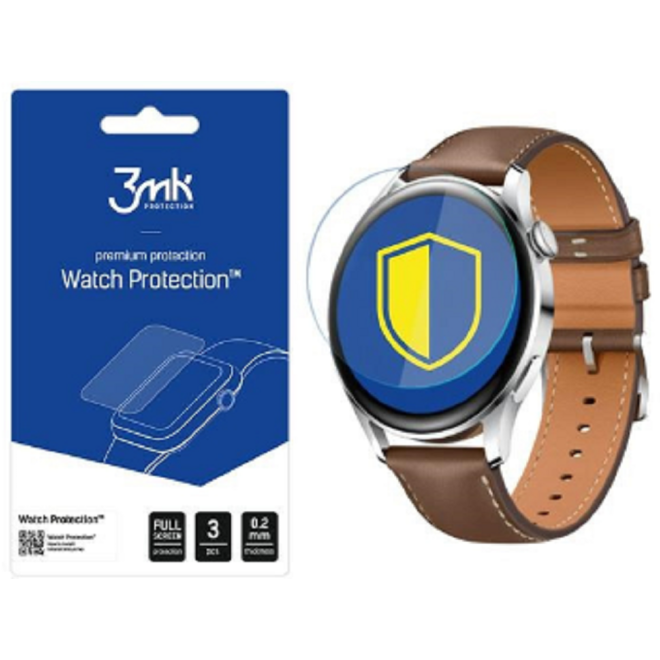3MK ARC+ Screen Protector - Μεμβράνη Προστασίας Οθόνης Huawei Watch 3 - 3 Τεμάχια