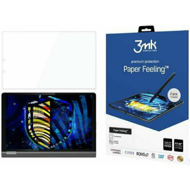 3MK Paper Feeling Premium Screen Protector - Μεμβράνη Προστασίας Οθόνης Lenovo Yoga Smart Tab 10.1" - 2 Τεμάχια