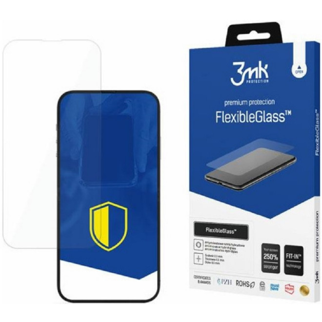 3MK Premium Flexible Glass - Αντιχαρακτικό Υβριδικό Προστατευτικό Γυαλί Οθόνης - Apple iPhone 14 / 14 Pro - 0.3mm