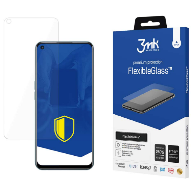 3MK Premium Flexible Glass - Αντιχαρακτικό Υβριδικό Προστατευτικό Γυαλί Οθόνης - Realme 9i - 0.3mm