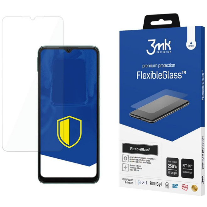 3MK Premium Flexible Glass - Αντιχαρακτικό Υβριδικό Προστατευτικό Γυαλί Οθόνης - Xiaomi Redmi 10C - 0.3mm 