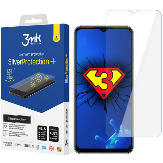 3MK Premium Silver Protection+ Αντιμικροβιακή Μεμβράνη Προστασίας Οθόνης - Samsung Galaxy M23