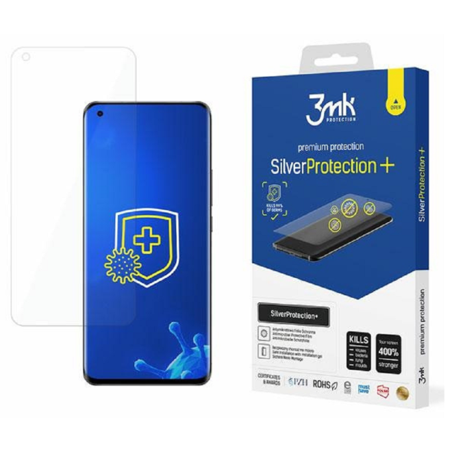 3MK Premium Silver Protection+ Αντιμικροβιακή Μεμβράνη Προστασίας Οθόνης - Xiaomi Mi 11 Ultra