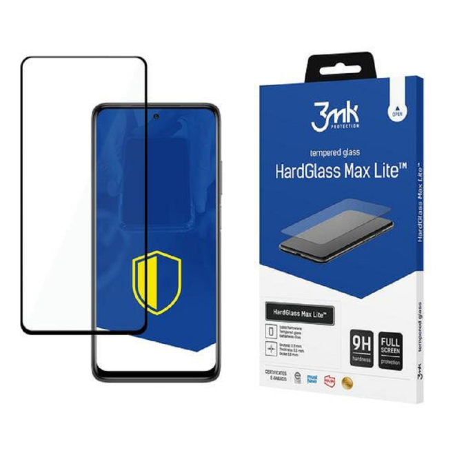 3MK Tempered HardGlass Max Lite - Fullface Αντιχαρακτικό Γυαλί Οθόνης Xiaomi Mi 10T Lite - Black (5903108384674)