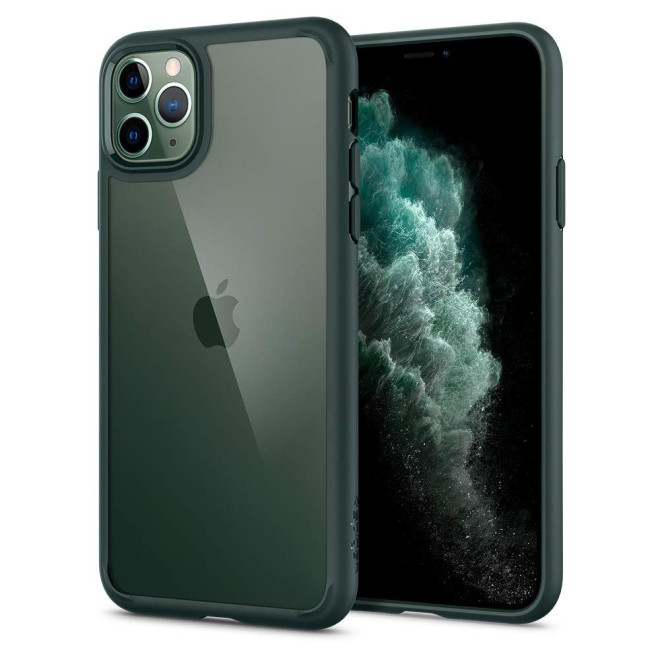 Spigen Ultra Hybrid Θήκη iPhone 11 Pro - Midnight Green Spigen Ultra Hybrid Θήκη iPhone 11 Pro - Midnight Green