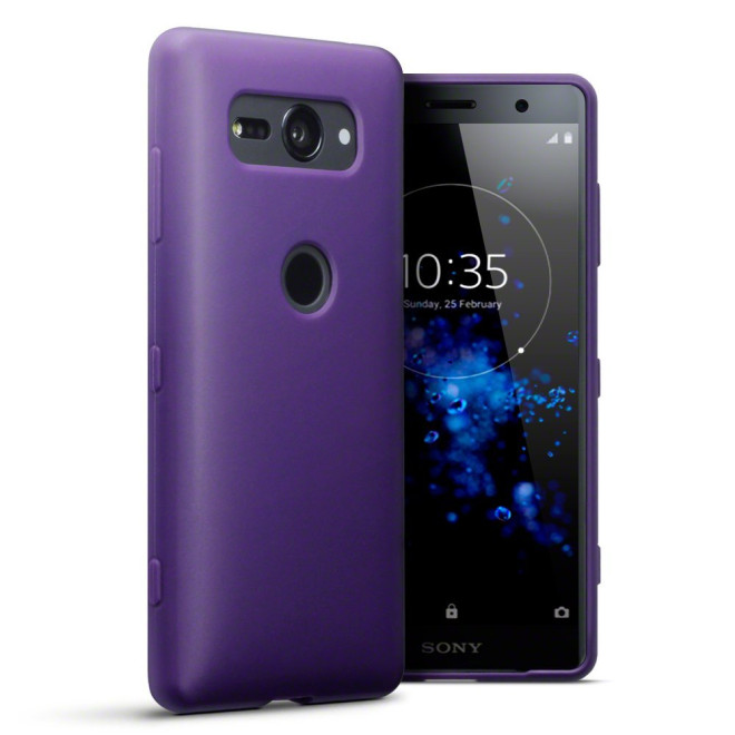 Terrapin Θήκη Σιλικόνης Sony Xperia XZ2 Compact - Matte Purple 