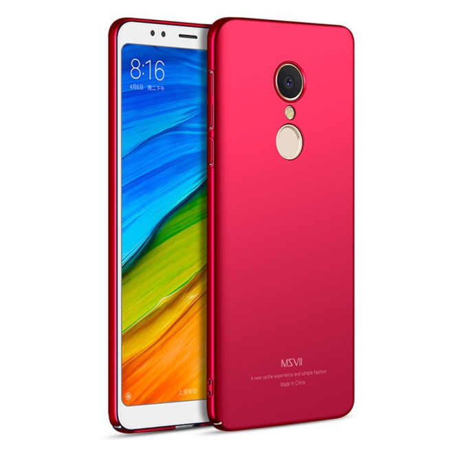 MSVII Super Slim Σκληρή Θήκη PC Xiaomi Redmi 5 - Red (U2-03a)