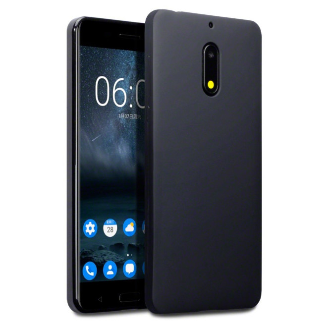 Terrapin Θήκη Σιλικόνης Nokia 6 - Black Matte 