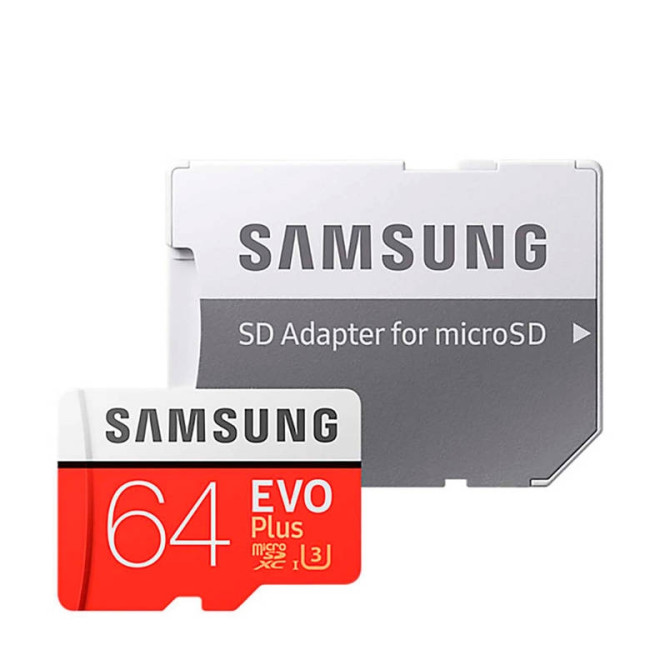 Samsung Κάρτα Μνήμης microSD EVO Plus 64GB Class 10 100MB/s UHS-I