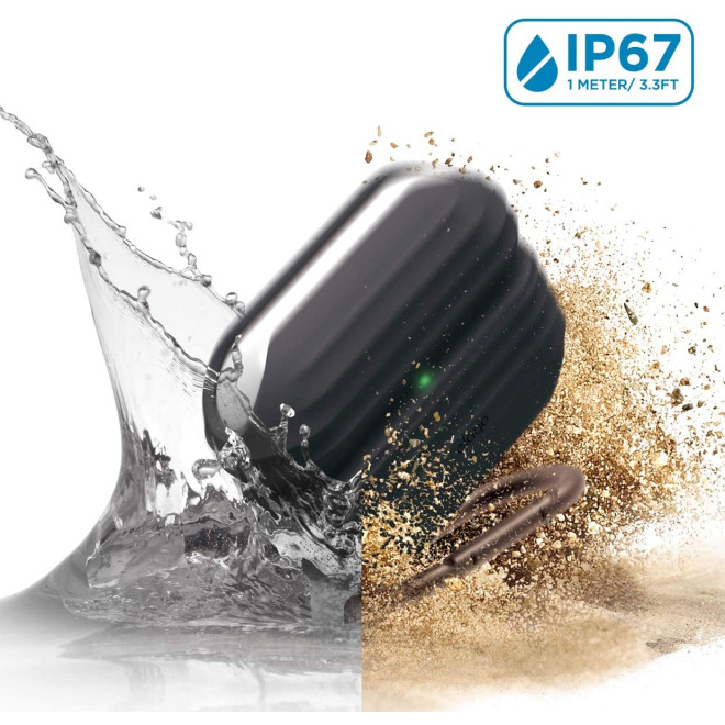 Elago Airpods Pro Waterproof Hang Case - Αδιάβροχη Θήκη για Airpods Pro 2nd Gen / 1st Gen - IP67 - Black