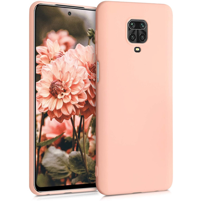 KW Θήκη Σιλικόνης Xiaomi Redmi Note 9S / 9 Pro / 9 Pro Max - Grapefruit Pink