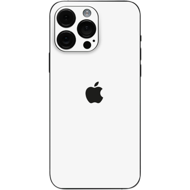 Αυτοκόλλητο Skin Προστασίας Πλάτης - Apple iPhone 15 Pro Max - Gams Premium Vinyl Skin Back Plate - White Matte Αυτοκόλλητο Skin Προστασίας Πλάτης - Apple iPhone 15 Pro Max - Gams Premium Vinyl Skin Back Plate - White Matte