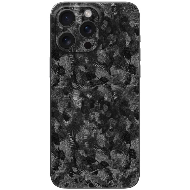 Αυτοκόλλητο Skin Προστασίας Πλάτης - Apple iPhone 16 Pro Max - Gams Premium Vinyl Skin Back Plate - Forged Carbon