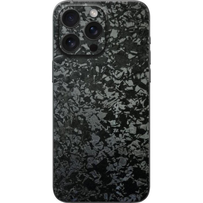 Αυτοκόλλητο Skin Προστασίας Πλάτης iPhone 16 Gams Premium Vinyl Skin Back Plate Forged Carbon