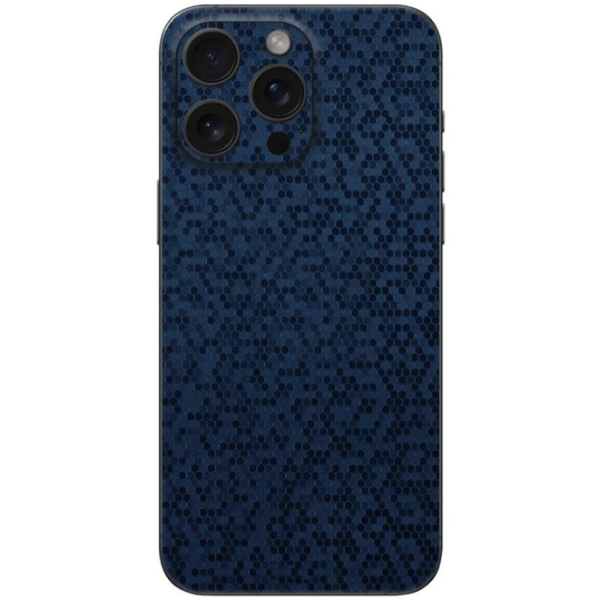 Αυτοκόλλητο Skin Προστασίας Πλάτης iPhone 16 Pro Max Gams Premium Vinyl Skin Back Plate Honeycomb Blue Αυτοκόλλητο Skin Προστασίας Πλάτης iPhone 16 Pro Max Gams Premium Vinyl Skin Back Plate Honeycomb Blue