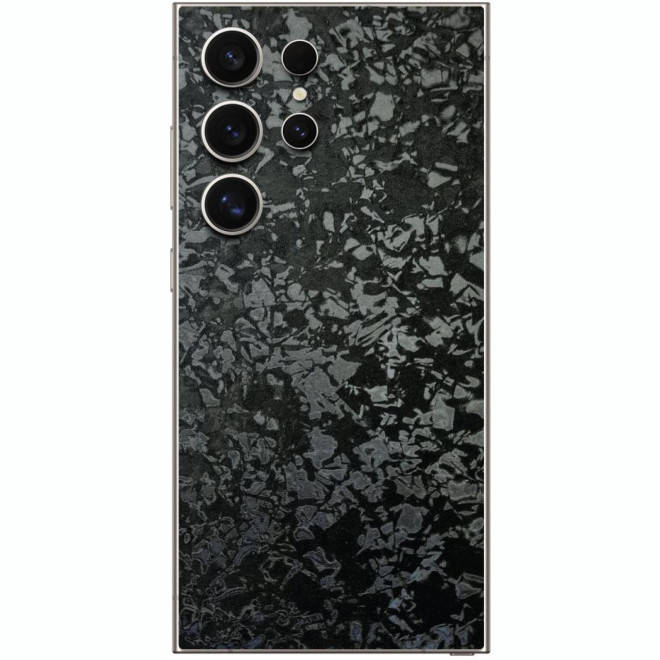 Αυτοκόλλητο Skin Προστασίας Πλάτης Samsung Galaxy S25 Ultra Gams Premium Vinyl Skin Back Plate Forged Carbon
