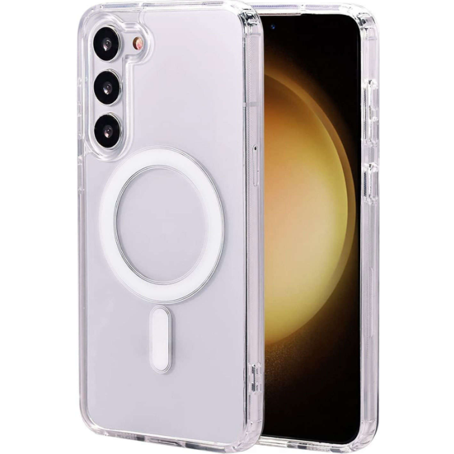 Alogy Ring Mag Διάφανη Θήκη MagSafe - Samsung Galaxy S23 - Transparent