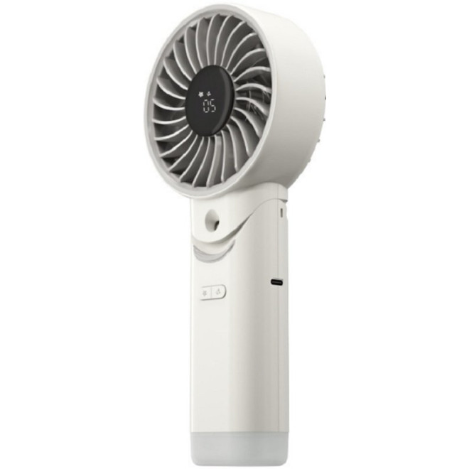 Ανεμιστήρας Nitecore izzCool 30 Ατομικός με Υγραντήρα / Επιτραπέζιος & Φορητός με Λουράκι Λαιμού White