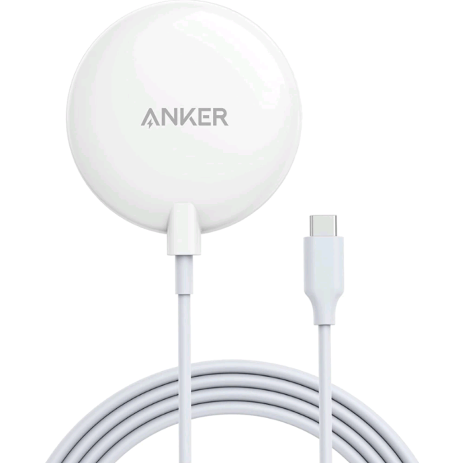 Anker PowerWave Magnetic Pad Lite - Ασύρματος Φορτιστής MagSafe - 7.5W - White