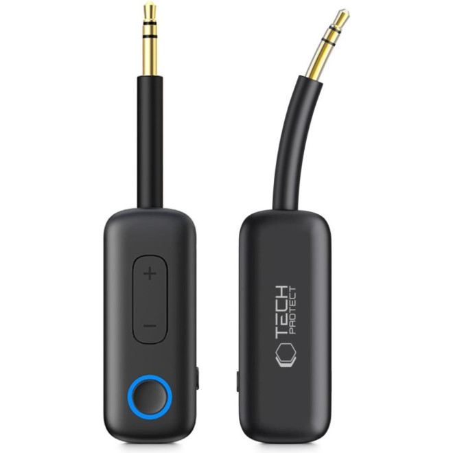 Αντάπτορας Ήχου Bluetooth 5.4 Tech-Protect Ultraboost AU02 Transmitter / Receiver AUX 3.5mm Πομπός & Δέκτης Black