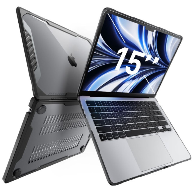Ανθεκτική Διάφανη Θήκη - Apple MacBook Air 15" M4 2025 / M3 2024 / M2 2023 - Supcase Unicorn Beetle - Black