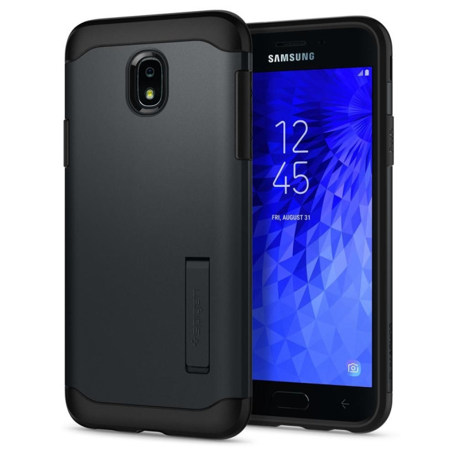 Spigen Θήκη Slim Armor Samsung Galaxy J7 2018 - Metal Slate