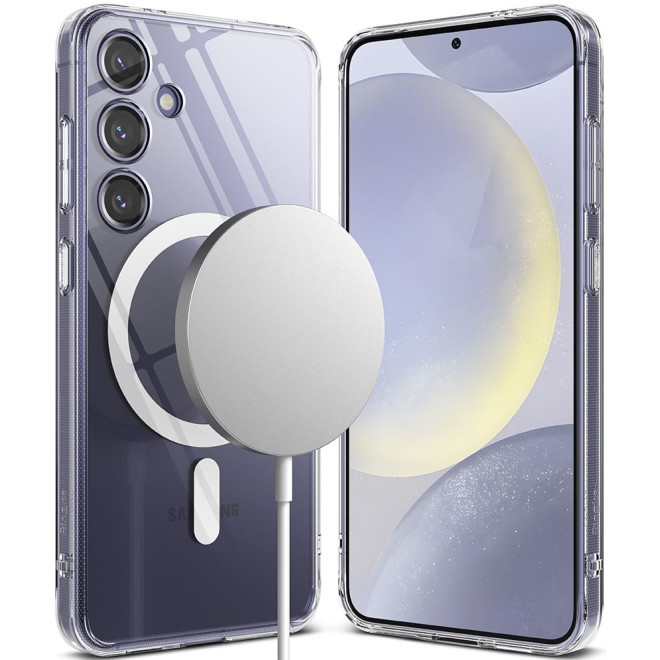 Ανθεκτική Θήκη MagSafe - Samsung Galaxy S24 - Ringke Fusion Magnetic - Clear