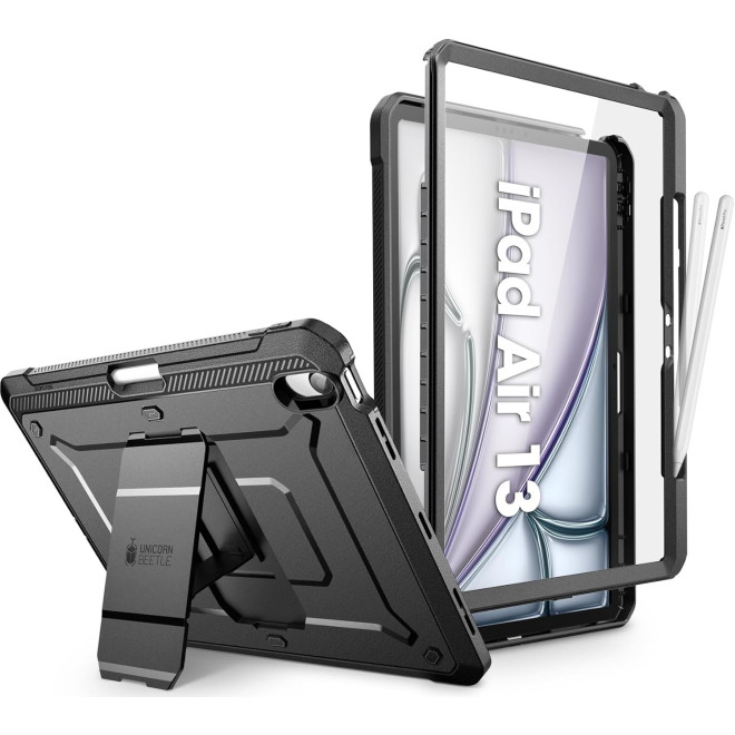 Full Body Ανθεκτική Θήκη με Υποδοχή για Apple Pencil - Apple iPad Air 13" 2025 / 2024 - Supcase Unicorn Beetle Pro - Black